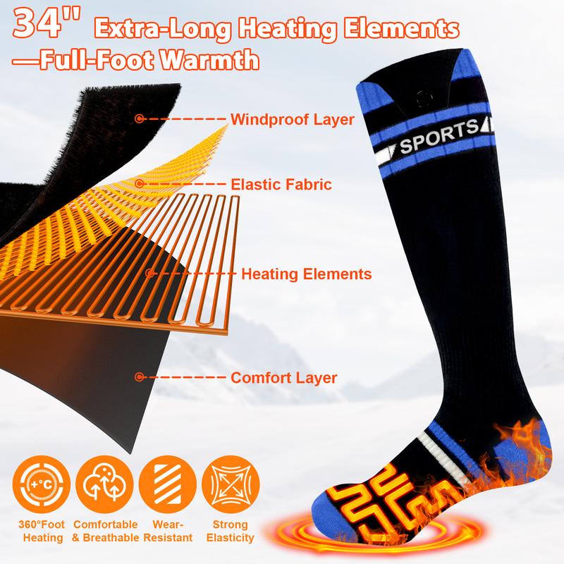 Heating socks