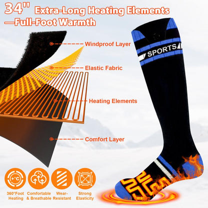 Heating socks